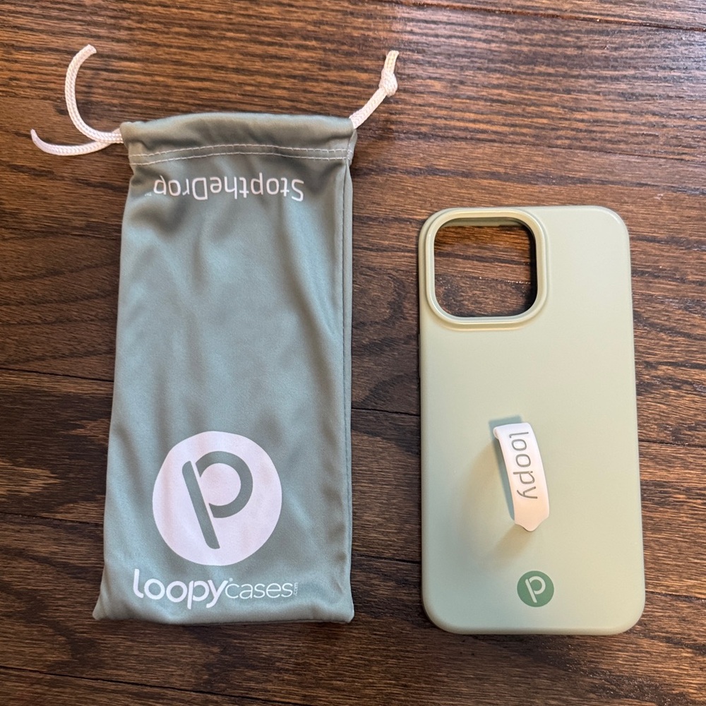 Loopy Case Mint Green iPhone 15 Pro Max Cover